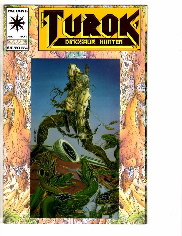 5 Valiant Comic Books Turok 1 Vision 1 Solar Man Atom 27 Magnus 25 Vintage 1 RC2