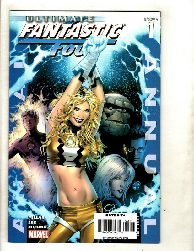 Lot Of 8 Ultimate Fantastic Four Marvel Comics #54 55 56 57 58 59 Annual 1 2 EK2