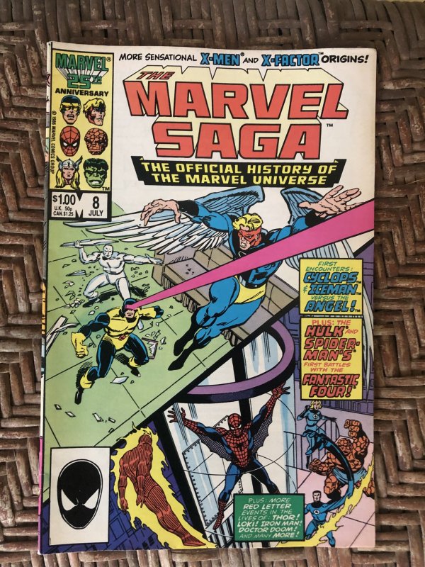 The Marvel Saga The Official History of the Marvel Universe #8 (1986)