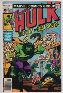 The Incredible Hulk #217 (1977) Hulk