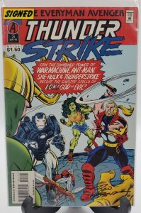 Thunderstrike #21 Signed by Artist Ron Frenz Boarded Bagged 1995 Very Good 