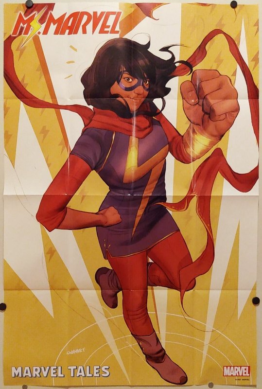 Ms Marvel Marvel Tales #1 Swaby 2021 Folded Promo Poster (24x36) New! [FP234] 