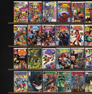 Huge Lot 140+ Comics with X-Force, X-Factor, Superman & More!