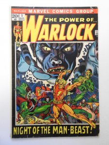 Warlock #1 (1972) VG Condition! Moisture stain
