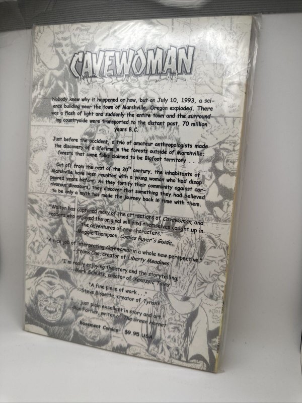 CAVEWOMAN Missing Link TPB (1998 Basement Comics) -- Budd Root -- Scarce 