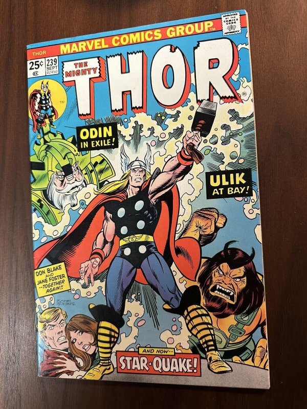 Thor #239 FN+ 1st Team Appearance Heliopians (Marvel 1975)