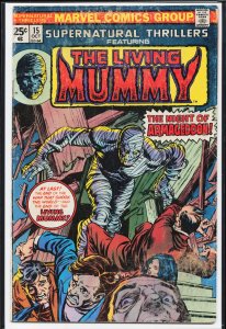 Supernatural Thrillers #15 (1975) The Living Mummy