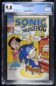 Sonic the Hedgehog #12 1994 Archie Publications CGC 9.8 White Pages 002
