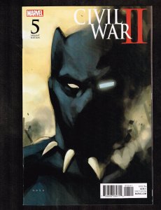 Civil War II #5 ~Black Panther var. / Guardians of the Galaxy App~ (9.0) 2016 WH
