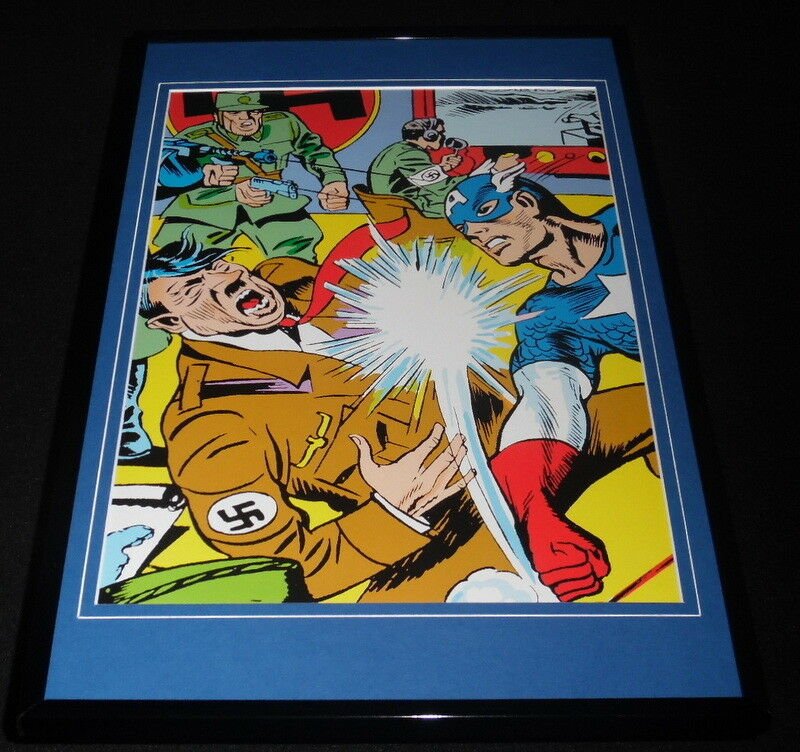 Captain America #1 Framed 11x17 Poster Display  