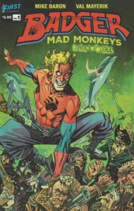 BADGER MAD MONKEY SHOCK N ROLL (2024 1FIRST) #1 CVR A JOHN MCCREA