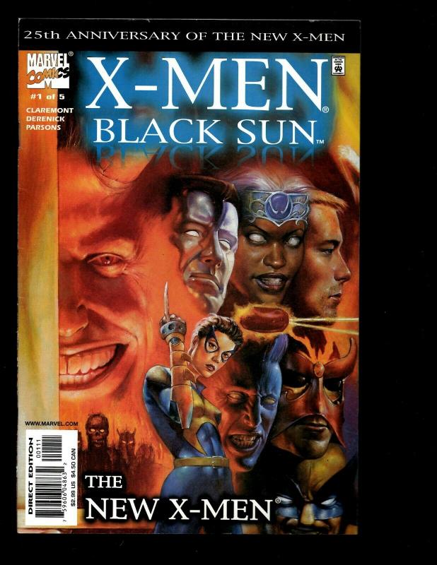 Lot Of 7 X-Men Marvel Comics Black Sun # 1 2 3 4 5 Divided We Stand # 1 2 EK6