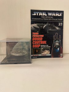 Droid Control Ship Star Wars Vehicles Collecton Magazine and Ship Model #33 TB7