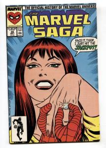 Marvel Saga #22-1987-Mary Jane and Spider-Man engagement