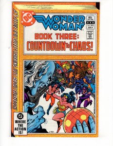 Wonder Woman #293 (1982) COUNTDOWN TO CHAOS! / ID#990