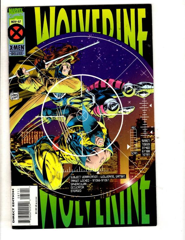 Lot Of 10 Wolverine Marvel Comic Books # 86 87 88 89 90 91 92 93 94 95 X-Men MF8