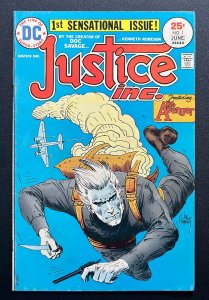 Justice, Inc. #1 (1975) [KEY] 1st App of the Avenger FN (low Print)