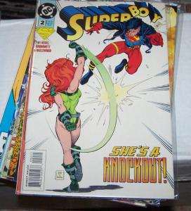 Superboy #2 (Mar 1994, DC) knockout  conner kent