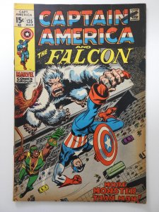 Captain America #135  (1971) More Monster Than Man! Solid GVG Condition!