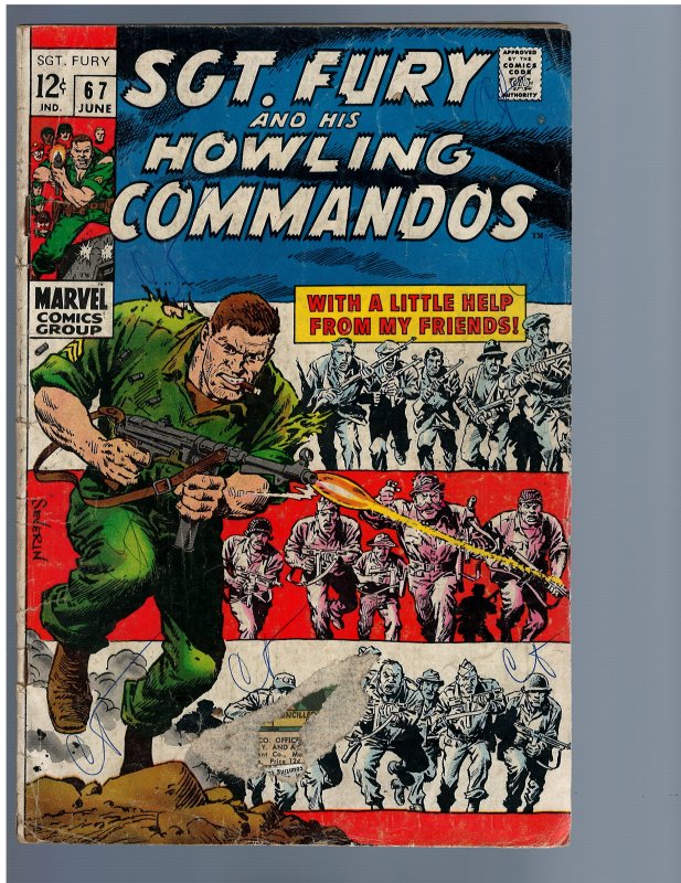 Sgt. Fury #67 (Marvel, 1969)