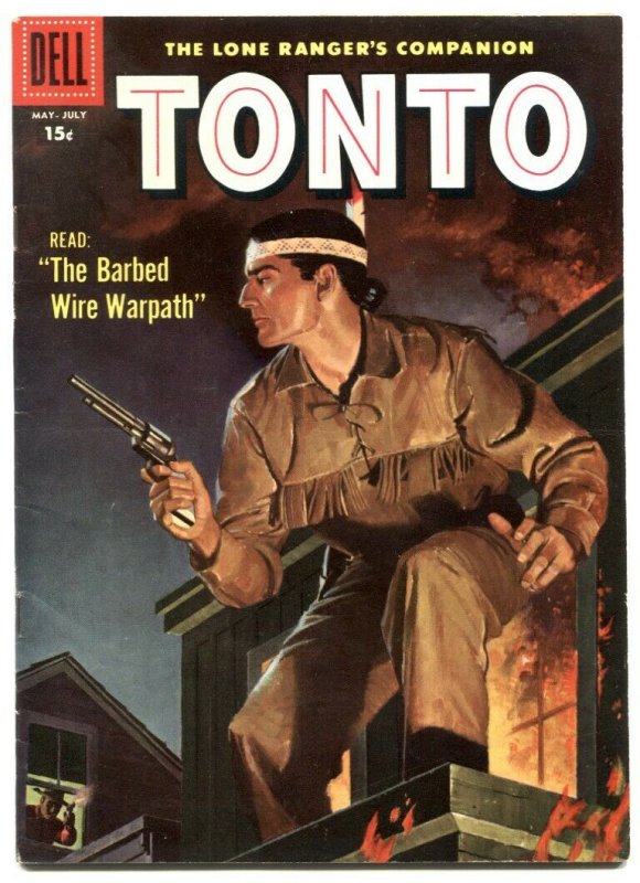 Tonto #27 1957- Dell Western- Lone Ranger's companion VF