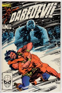 Daredevil #206 Direct Edition (1984) 9.2 NM-