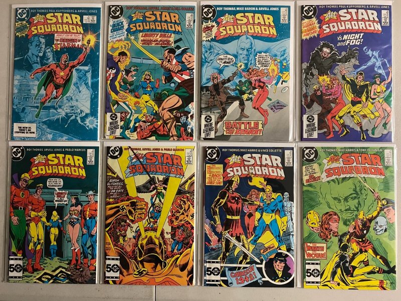 All-Star Squadron comics lot #33-67 + 1 annual 34 diff avg 7.0 (1984-87)