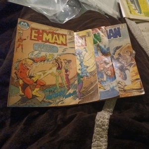 E-Man 2 4 9 And 10 Modern Comics Lot Run Set Collection Bronze Age Staton Art