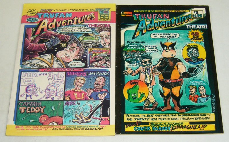 Trufan Adventures #1-2 aragones does wolverine? alan more spoof? fear & loathing