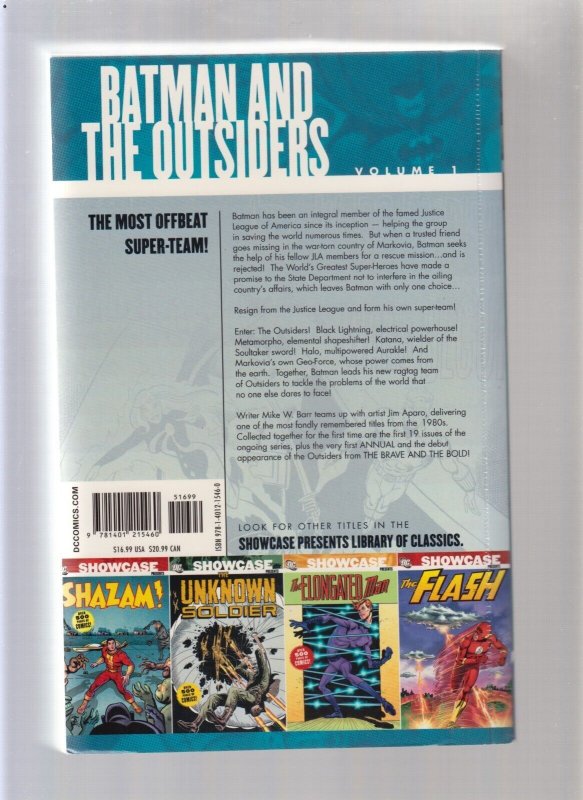 Showcase Presents Batman and Outsiders #1 - 1st Print - B & W (Mid Grade) 2007