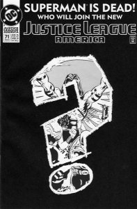 Justice League America #71 Question Mark Cover (1993)