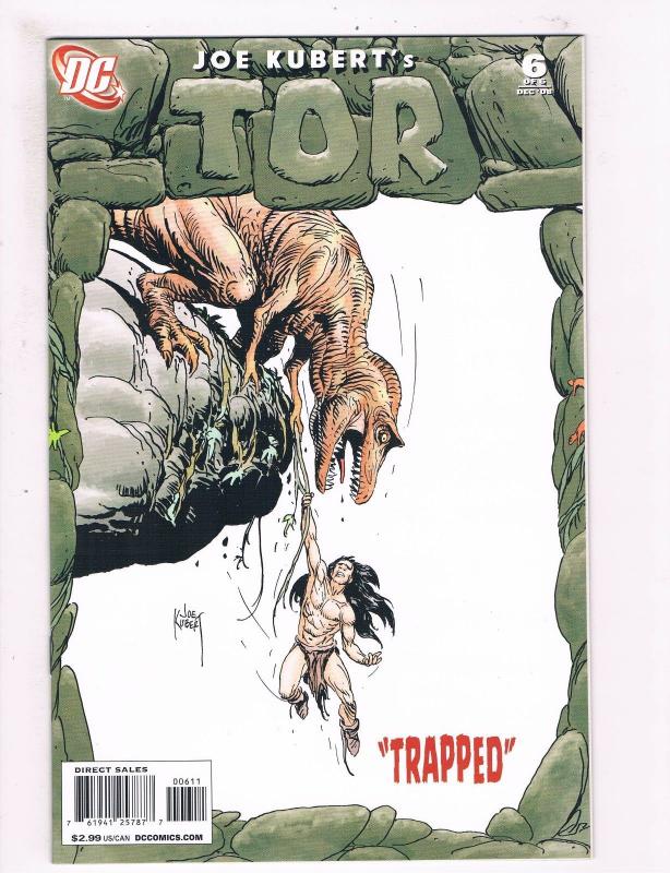 Joe Kubert's Tor # 6 Of 6 NM 1st Print DC Comic Book 2008 Jungle Super-Hero S61