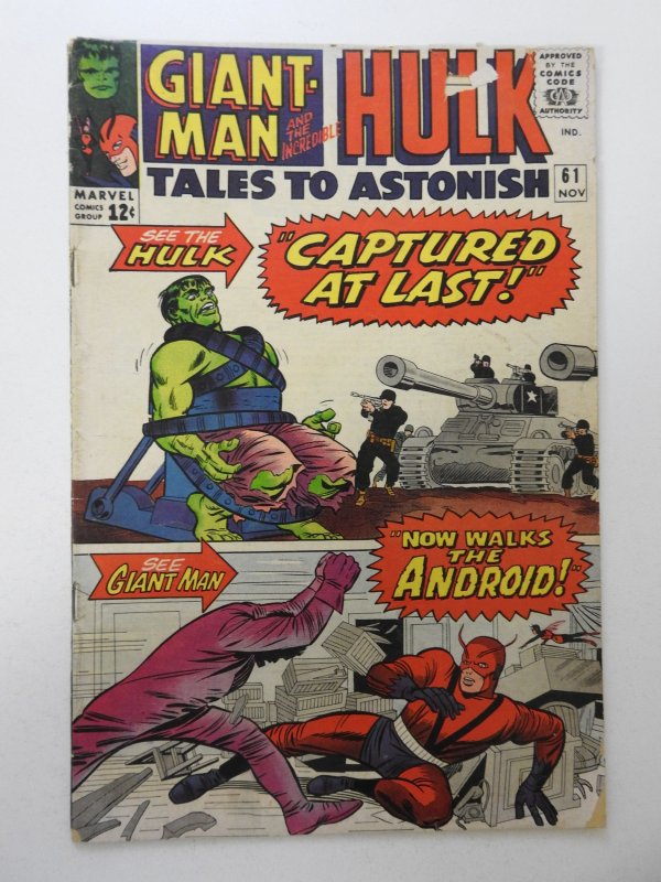 Tales to Astonish #61 (1964) VG- Condition 1 in tear fc, 1 in spine split