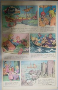 Prince Valiant Sunday #1528 by Hal Foster from 5/22/1966 Rare Full Page Size !