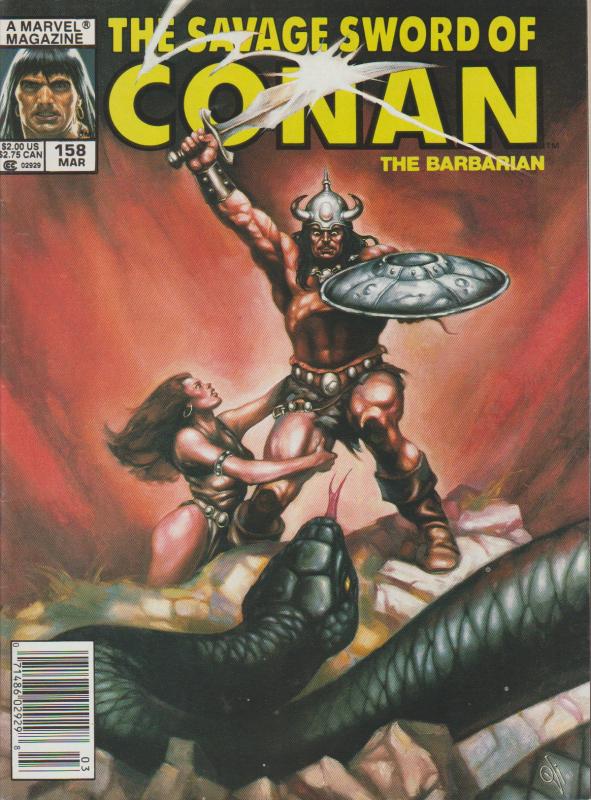 The Savage Sword of Conan the Barbarian #158 - Magazine