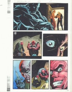 Spectacular Spider-Man #253 p.18 Color Guide Art - Drugging - by John Kalisz