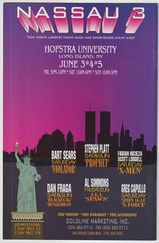 Violator #1 (May 1994, Image), VFN-NM condition (9.0), Alan Moore script