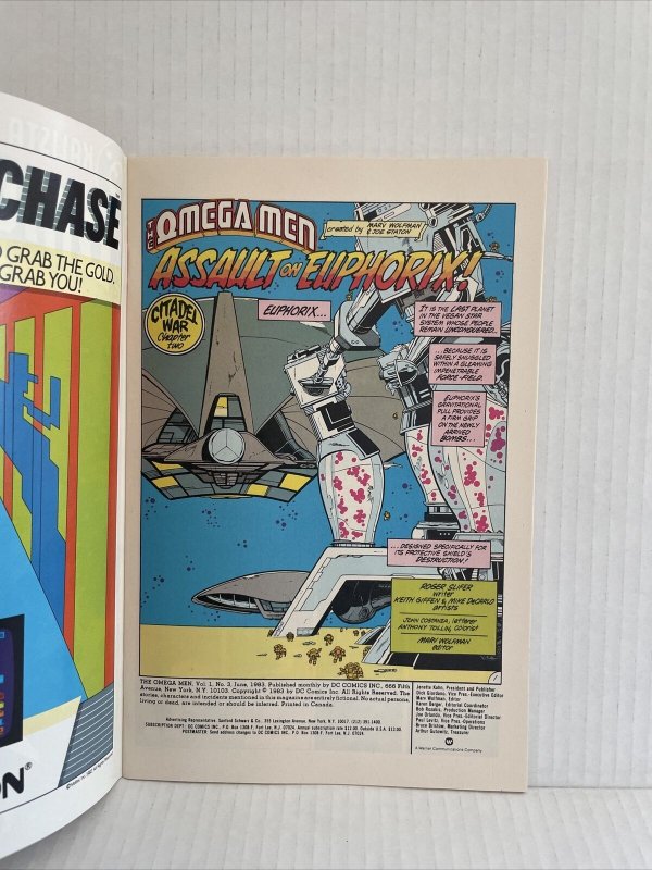 Omega Men #3 1st Appearance Lobo 