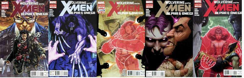 WOLVERINE & X-MEN ALPHA & OMEGA (2012) 1A,2-5  COMPLETE