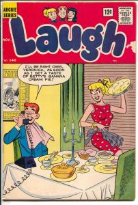 Laugh #140 1962-Archie-Veronica-Betty-superhero Jaguar-VG