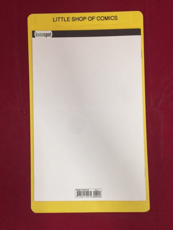 Trumps Titans #1 Blank Sketch Variant NM Keenspot 2017