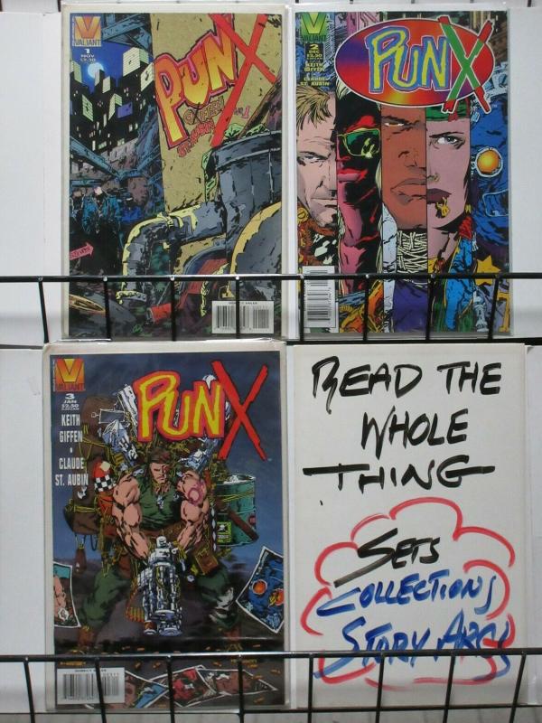 PUNX (1995 VL) 1-3 KEITH GIFFEN  complete series