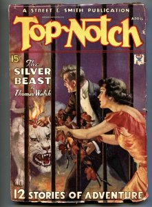 Top-Notch 4/1935-W. SOARE horror cover-Pulp Magazine