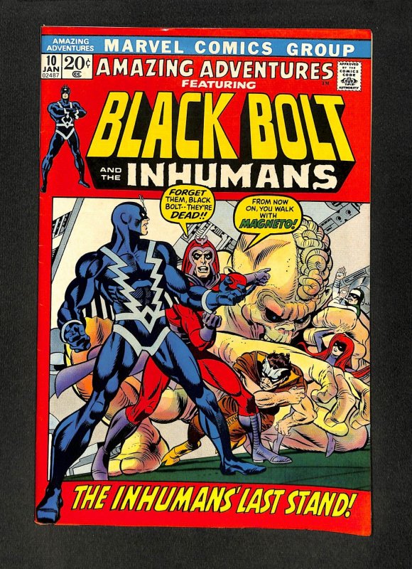 Amazing Adventures #10 Black Bolt Inhumans!