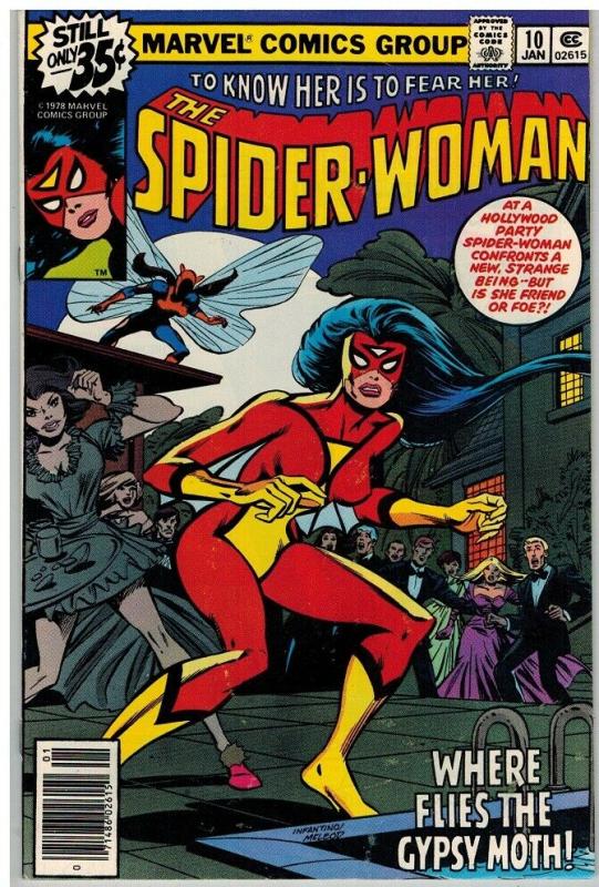 SPIDERWOMAN 10 FN+ Jan. 1979 COMICS BOOK