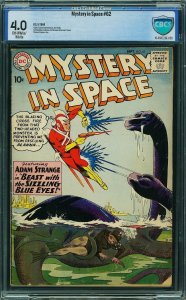 Mystery in Space #62 (1960) CBCS 4.0 VG