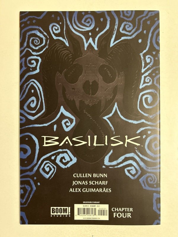 Basilisk #4 Virgin Retailer Exclusive Variant NM 9.4 BOOM 2021