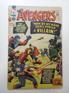 The Avengers #15 (1965) GD/VG Condition see desc