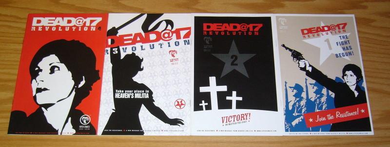 Dead@17: Revolution #1-4 VF/NM complete series - josh howard - viper comics 2 3