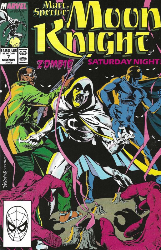 Marc Spector: Moon Knight #7 Direct Edition (Mid Nov1989)